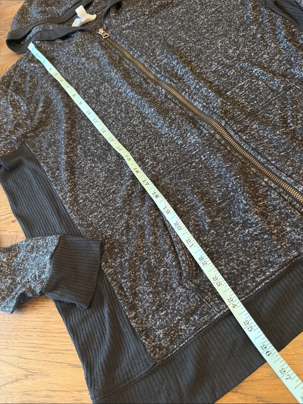 Market & Spruce Women's XXL Full Zip Lighter Weight Hoodie - Picture 8 of 14